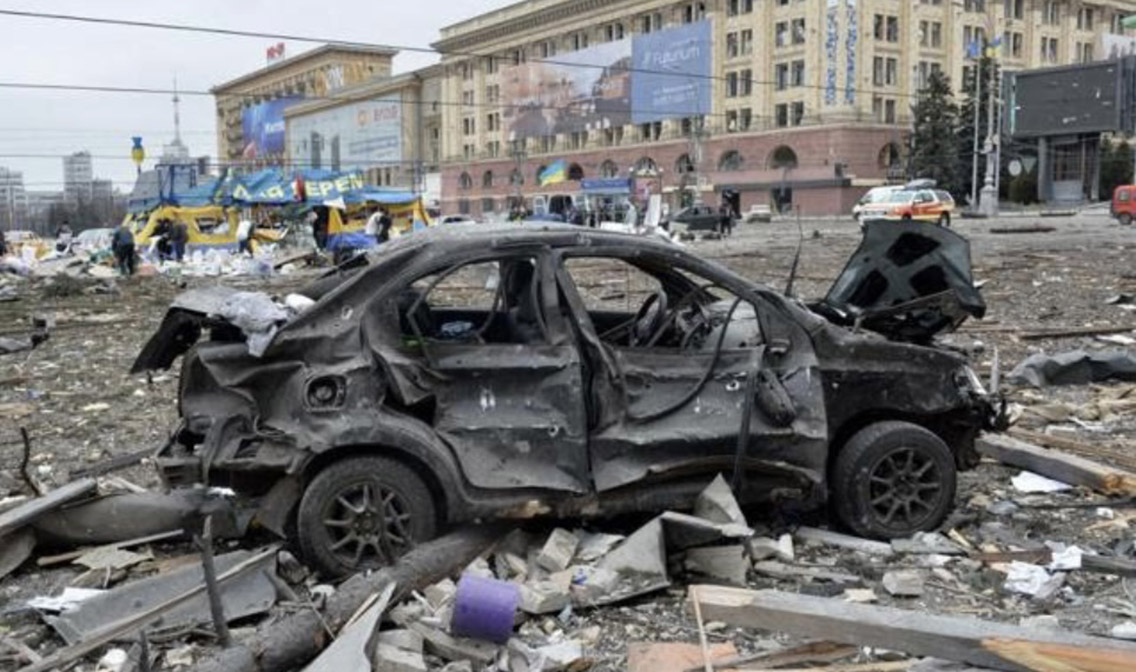 Bombardamenti in Ucraina a marzo 2022